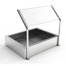 COMBISTEEL - Vitre soulevé 3/1 gn self service