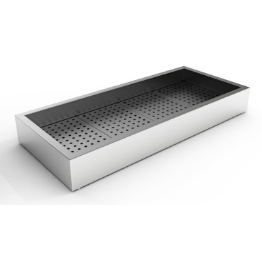 COMBISTEEL - Bac à glace pilée en construction 4/1 gn