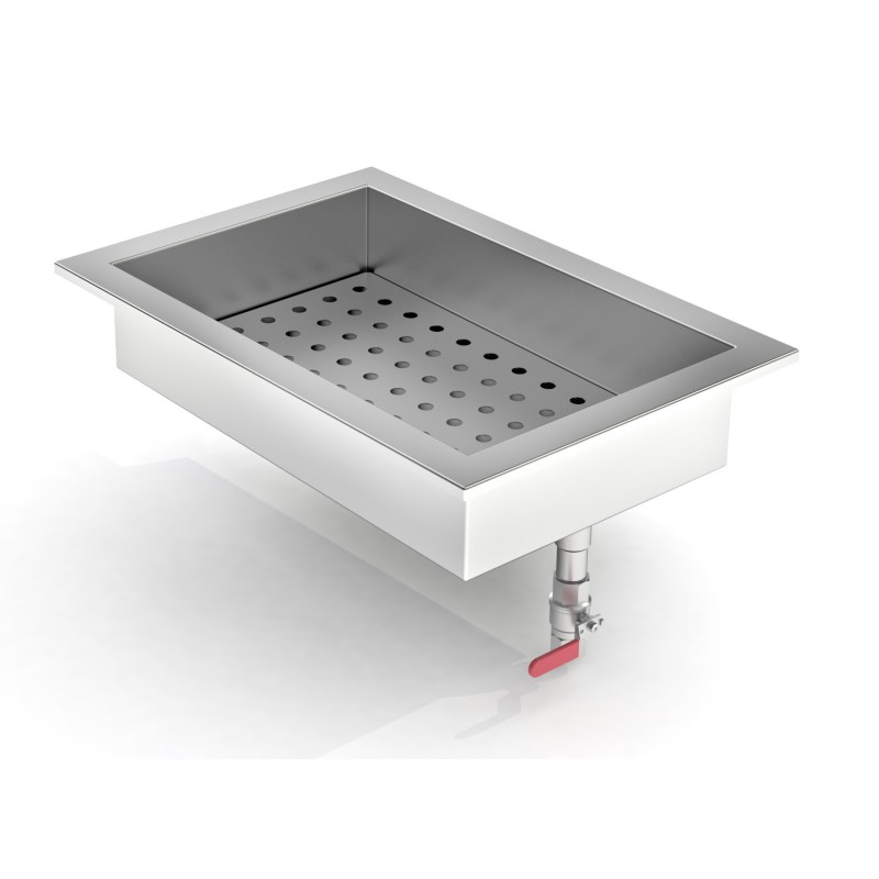 COMBISTEEL - Bac à glace pilée intégré 1/1 gn