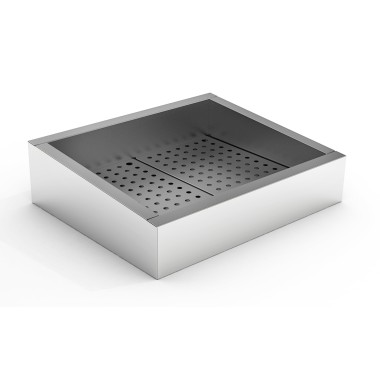 COMBISTEEL - Bac à glace pilée incliné 2/1