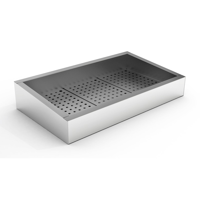 COMBISTEEL - Bac à glace pilée incliné 3/1