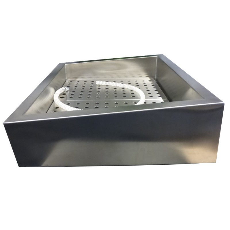 COMBISTEEL - Bac à glace pilée incliné 3/1
