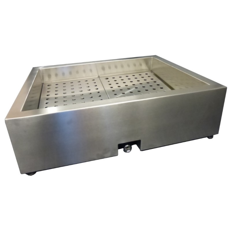 COMBISTEEL - Bac à glace pilée incliné 3/1