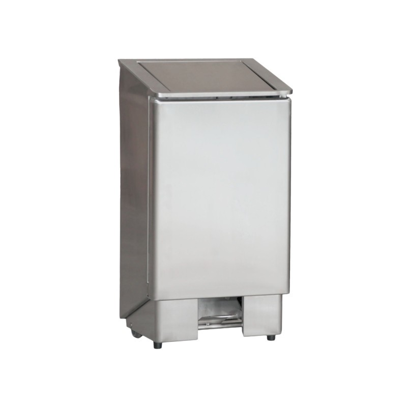 COMBISTEEL - Poubelle avec pédale 90l
