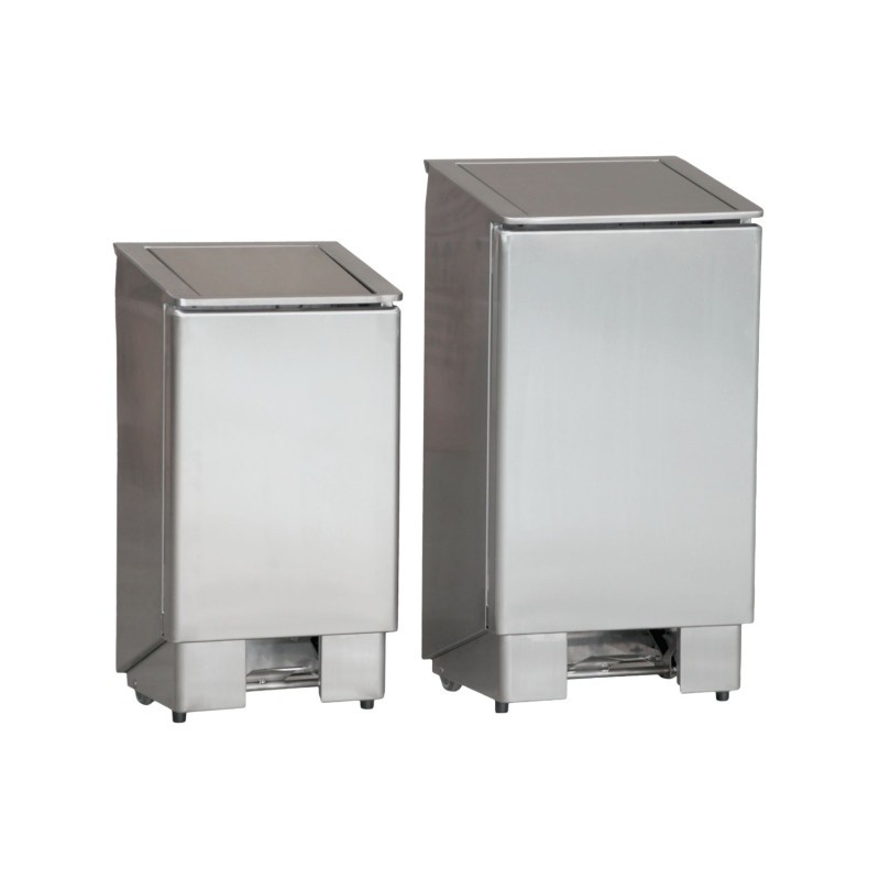 COMBISTEEL - Poubelle avec pédale 90l