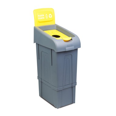 COMBISTEEL - Poubelle tri plastique
