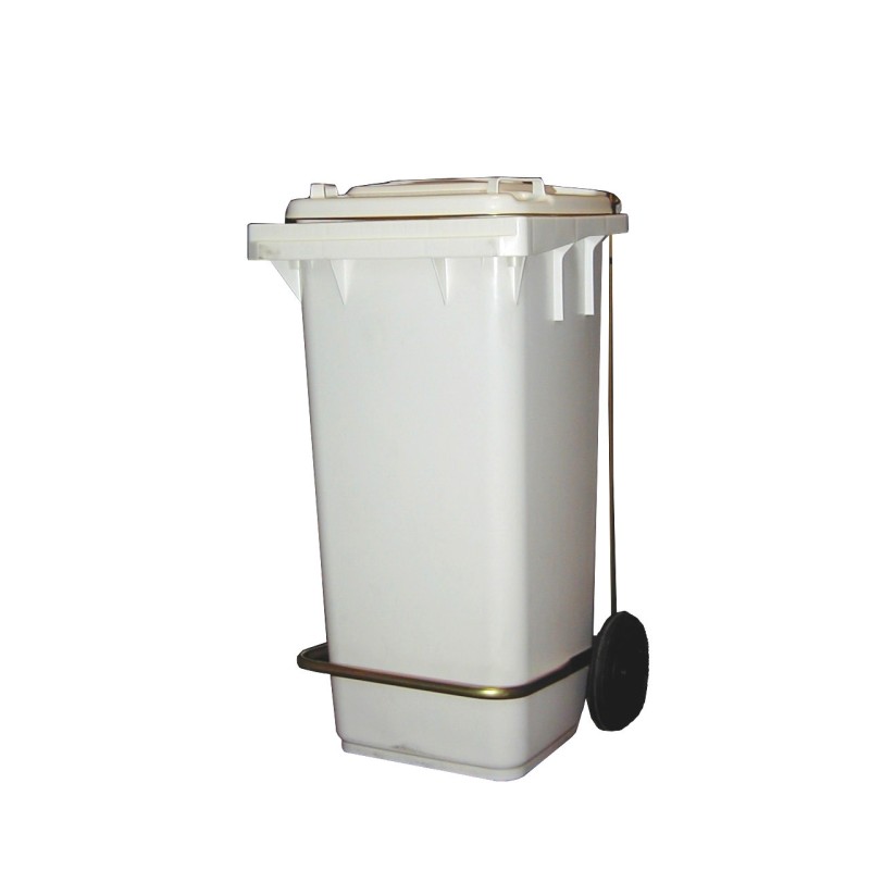COMBISTEEL - Poubelle à pedale 120l
