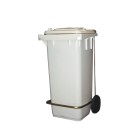 COMBISTEEL - Poubelle à pedale 120l