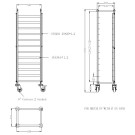 COMBISTEEL - Chariots de débrassage démontable 1/1gn