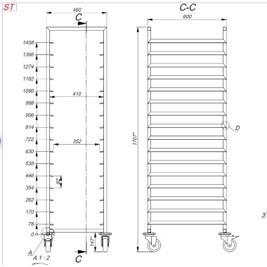 COMBISTEEL - Chariots débrassage en 16x