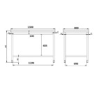 COMBISTEEL - Plan de travail 1300