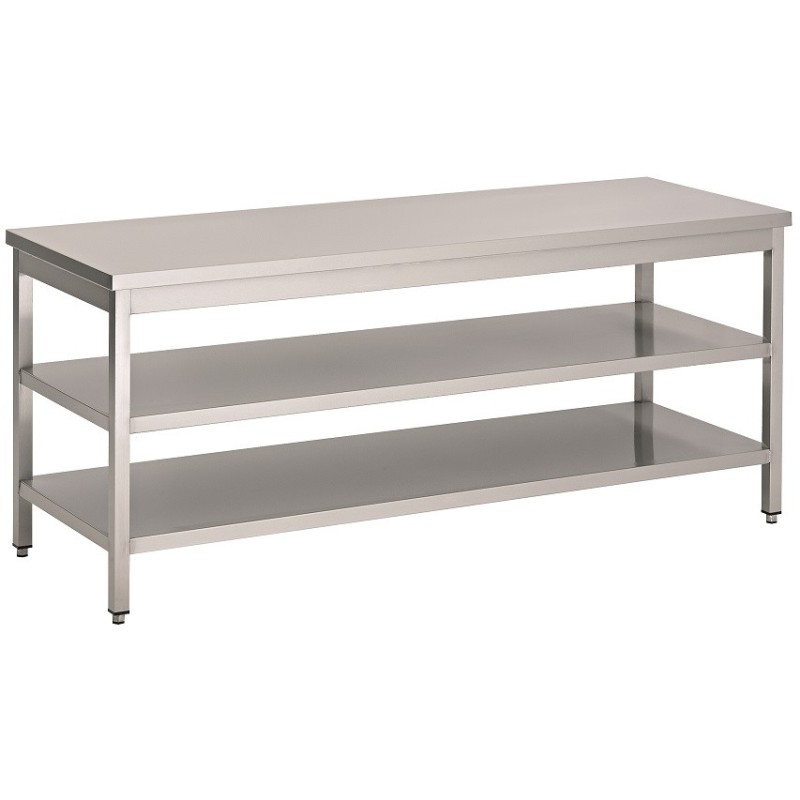 COMBISTEEL - Table de travail étagères