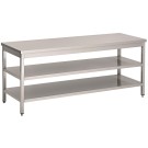 COMBISTEEL - Table de travail étagères