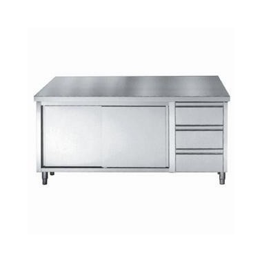 COMBISTEEL - Plan de travail portes et tiroirs