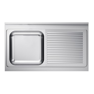 COMBISTEEL - 600 évier 1 à gauche 1200