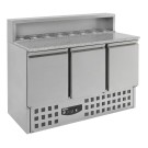COMBISTEEL - Table prép  pizza 3 portes