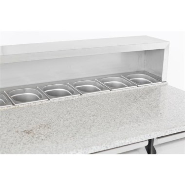 COMBISTEEL - Table prép  pizza 3 portes