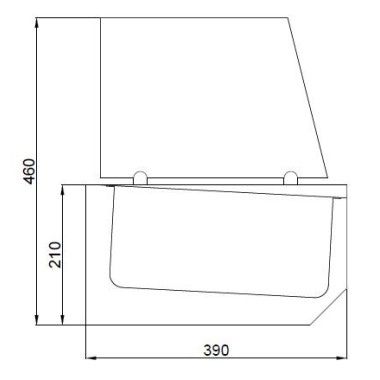 COMBISTEEL - Saladette 10x 1/3 gn