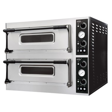 COMBISTEEL - Four à pizza double 2 x 4