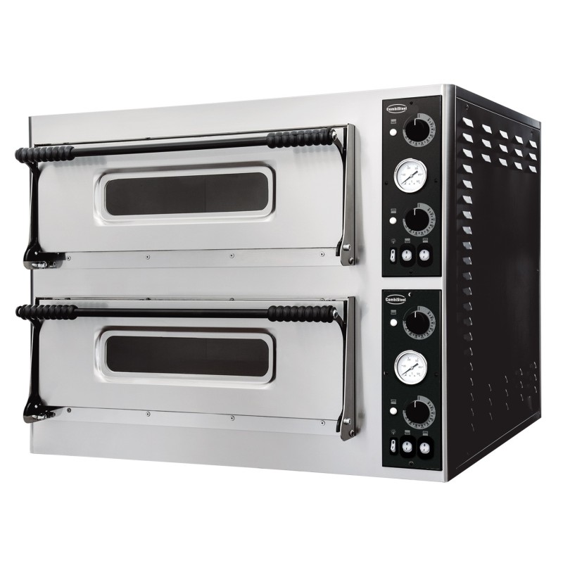 COMBISTEEL - Four à pizza double 2 x 4