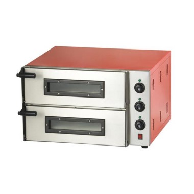 COMBISTEEL - Four à pizza double 2 x 1