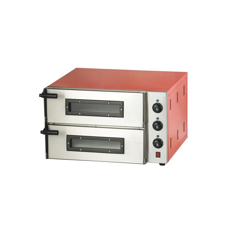 COMBISTEEL - Four à pizza double 2 x 1