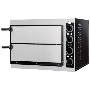 COMBISTEEL - Four à pizza double 2 x 1