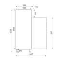 COMBISTEEL - Congélateur acier pâtisserie