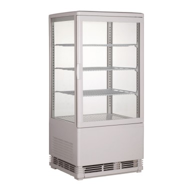COMBISTEEL - Vitrine réfrigératée 68l blanc