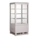 COMBISTEEL - Vitrine réfrigératée 68l blanc