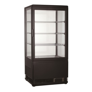 COMBISTEEL - Vitrine réfrigérée 68l noir
