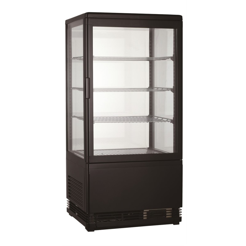 COMBISTEEL - Vitrine réfrigérée 68l noir
