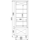 COMBISTEEL - Vitrine de pâtisserie réfrigérée pour chocolat