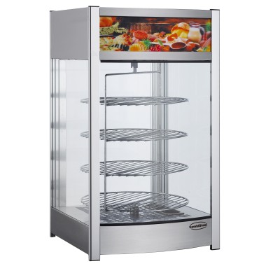 COMBISTEEL - Vitrine chauffante rotative