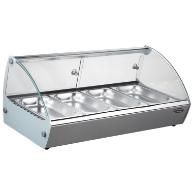 COMBISTEEL - Vitrine chauffante 4 1/3 gn