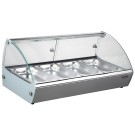 COMBISTEEL - Vitrine chauffante 4 1/3 gn
