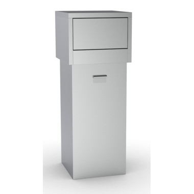 COMBISTEEL - Poubelle en acier inox 80l