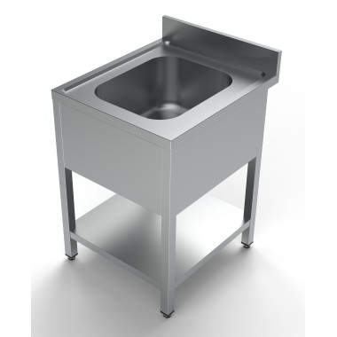 COMBISTEEL - Plonge inox étagère 1 centre 600