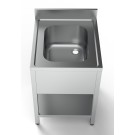 COMBISTEEL - Plonge inox étagère 1 centre 600