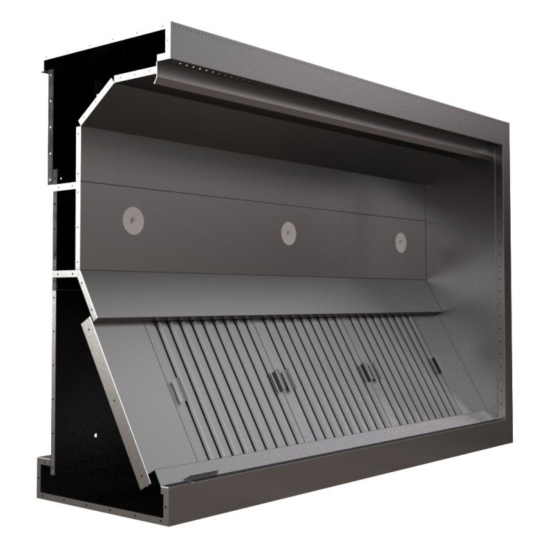 COMBISTEEL - Hotte à induction modèle de boîte 2000