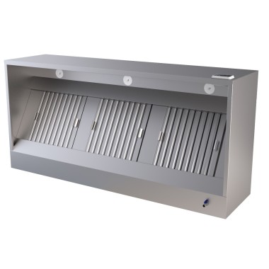COMBISTEEL - Hotte murale modèle de boîte complet 1000