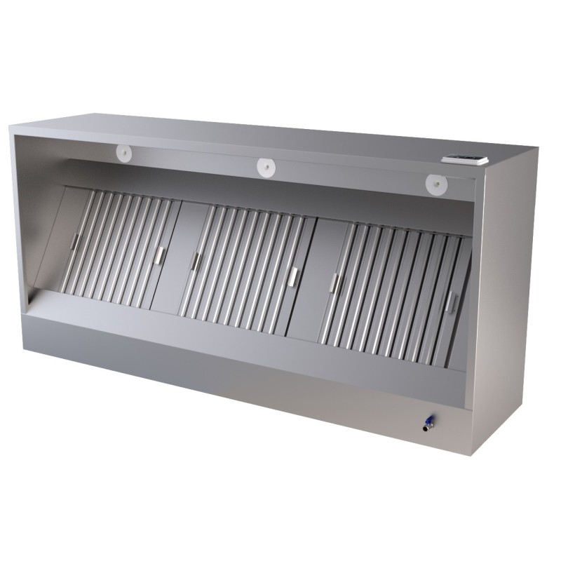 COMBISTEEL - Hotte murale modèle de boîte complet 1000