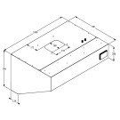 COMBISTEEL - Hotte murale inox complète 1000