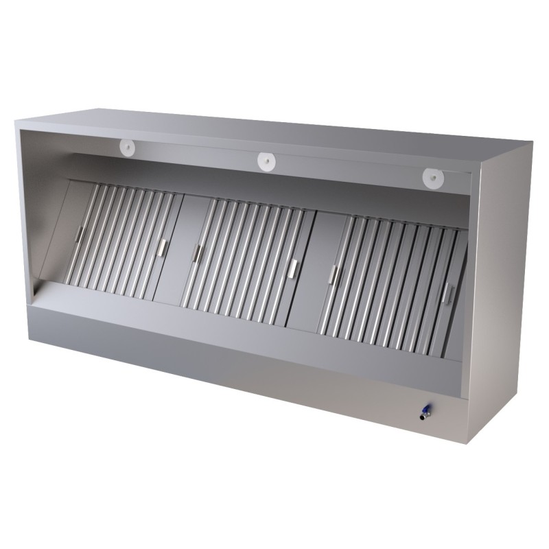 COMBISTEEL - Hotte murale modèle de boîte 1000