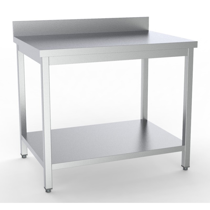 COMBISTEEL - Plan de travail  bord relevé démontable