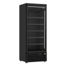 COMBISTEEL - Réfrigérateur 1 porte en verre noir