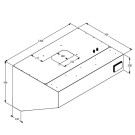 COMBISTEEL - Hotte murale complète 1200