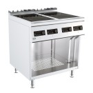 COMBISTEEL - Induction cuisinière électrique 4 plaques