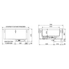 COMBISTEEL - Drop-in bain-marie air chaud 4/1