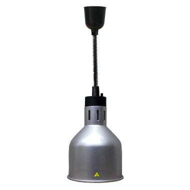 COMBISTEEL - Lampe chauffante argent